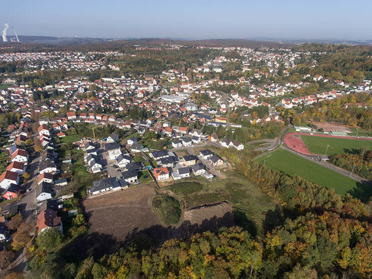 Luaftaufnahme Wohnbaugebiet „An der Geißwies“