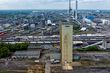 Der Schachtturm 7 und die Nebengebäude werden abgerissen. Im Hintergrund der Evonik-Standort. Foto: RAG Montan Immobilien, Fotograf: Sven Mense