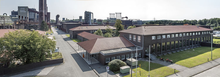 Haupteingang der  Kokerei mit der ehemaligen Kaue, © RAG Montan Immobilien, Fotograf Thomas Stachelhaus