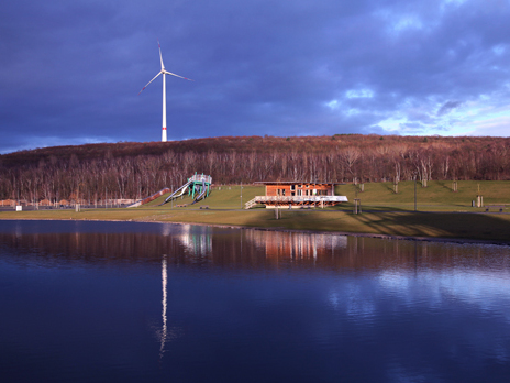 Die Halde Lohberg Nord.