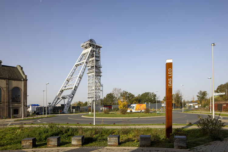 Moderner Kreisverkehr auf der Fürst-Leopold Allee. ©RAG Montan Immobilien GmbH, Fotograf: Thomas Stachelhaus