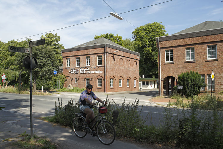 Pförtnerhaus mit Logo und Infotafel. ©RAG Montan Immobilien GmbH, Fotograf: Thomas Stachelhaus