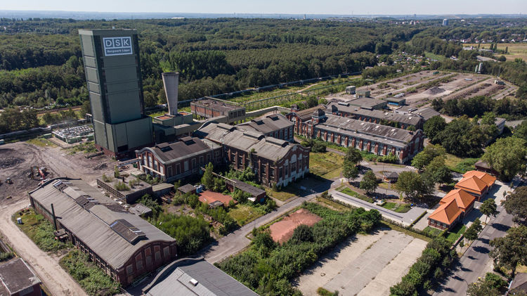 Luftbild des Geländes in Gelsenkirchen. Foto: Hansjürgen Smit