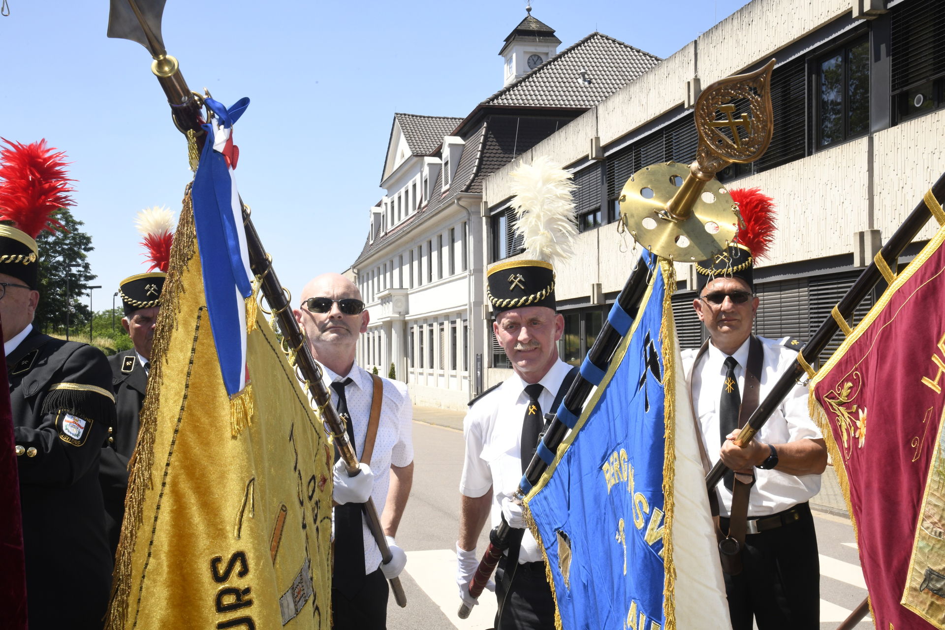Am 30. Juni 2012 endete der aktive Steinkohlenbergbau im Saarland. Im Zeichen dessen steht der Tag des Bergmanns in Ensdorf, traditionell immer am letzten Sonntag im Juni gefeiert wird. Foto: Becker & Bredel
