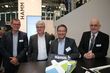 Das CreativRevier Heinrich Robert heute auf der Expo Real im Fokus:  Thomas Middelmann, Leiter des Bereiches Flächenentwicklung der RAG Montan Immobilien, Martin Löckmann, Geschäftsführer der Entwicklungsagentur CreativRevier Heinrich Robert , Marc Herter, Oberbürgermeister der Stadt Hamm; Stefan Hager, Geschäftsführer der RAG Montan Immobilien. Foto: RAG Montan Immobilien, Fotograf: Stephan Conrad