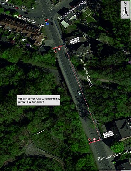 Die Brücke „Im Fuhlenbrock“ im gleichnamigen Bottroper Stadtteil muss saniert werden, um sie auch zukünftig als wichtige Verkehrsverbindung zwischen Bottrop-Fuhlenbrock und dem Stadtteil Oberhausen-Osterfeld nutzen zu können.