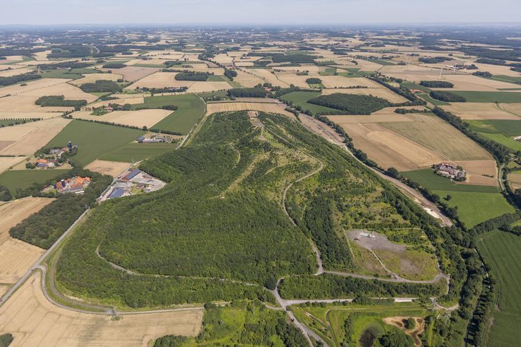 Die Halde Westfalen in Ahlen. Foto: Stadt Ahlen