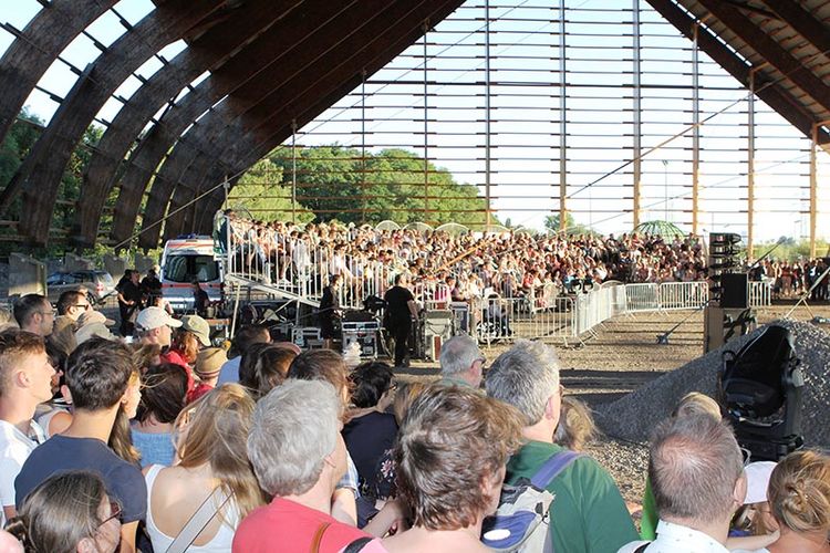 Begeisterte Zuschauer in der Kohlenmischhalle.