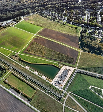 Luftbildaufnahmen Glück Auf Park in Hassel © Thomas Stachelhaus, RAG Montan Immobilien