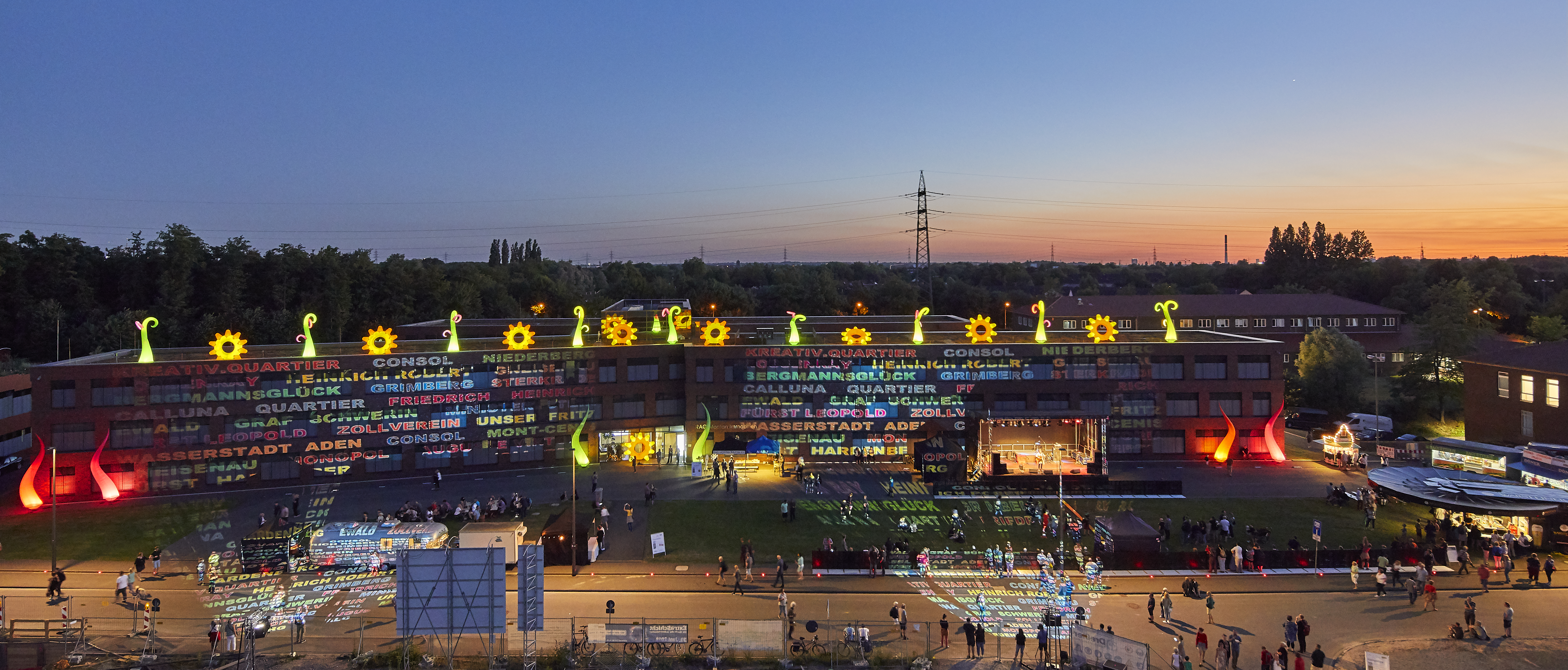 Die Kokerei Zollverein in Essen ist ein zentraler Spielort der ExtraSchicht.